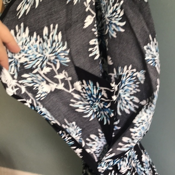 Thakoon Collective | floral flutter split sleeve bohemian maxi dress. Size 2 - Picture 6 of 10